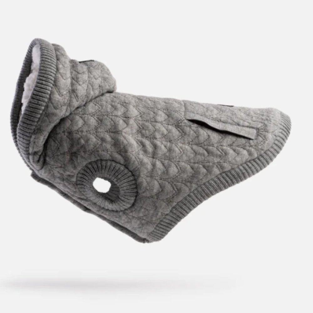 Silver Paw Maxwell Gray Sherpa Sweater - NWT - Never Worn - Large